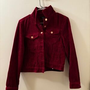 Forever 21 Maroon Corduroy Jacket